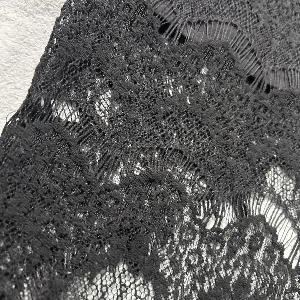 Free People Movement Renaissance Gothic Medieval Floral Lace Dress Sz XS 15x39